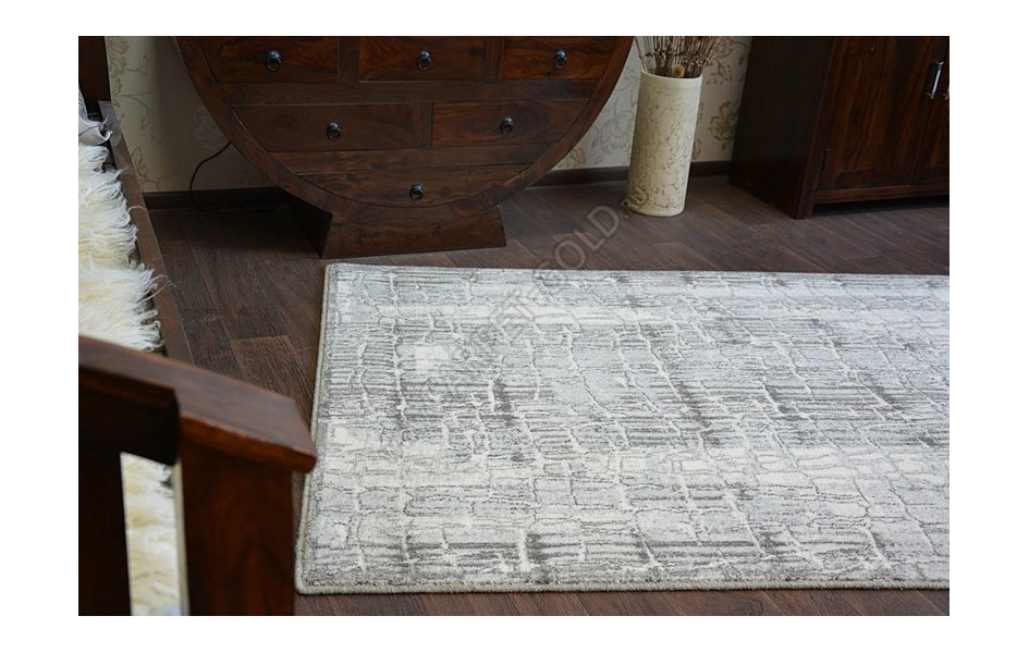 Польский ковер из шерсти Agnella MAGIC Histria grey