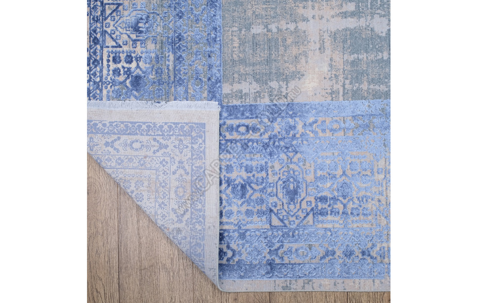 Турецкий ковер Art Deco Vintage 3035A ЦВЕТ CREAM2 / BLUE2