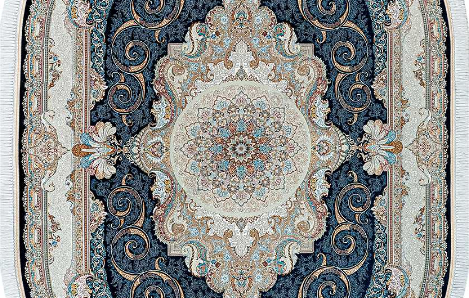 Ковер G144 OVAL D / BLUE Mashad 1500