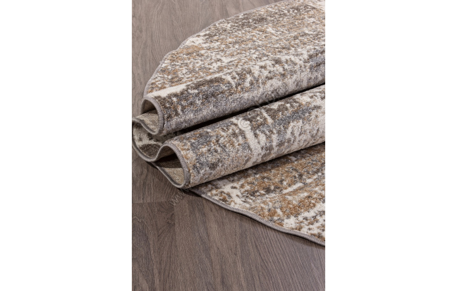 Ковер F052 - BEIGE - Овал - коллекция TORNADO