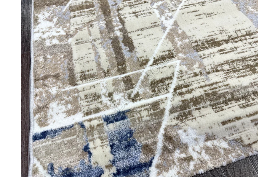 D067A_CREAM SHIRINK BLUE FDY Semnan