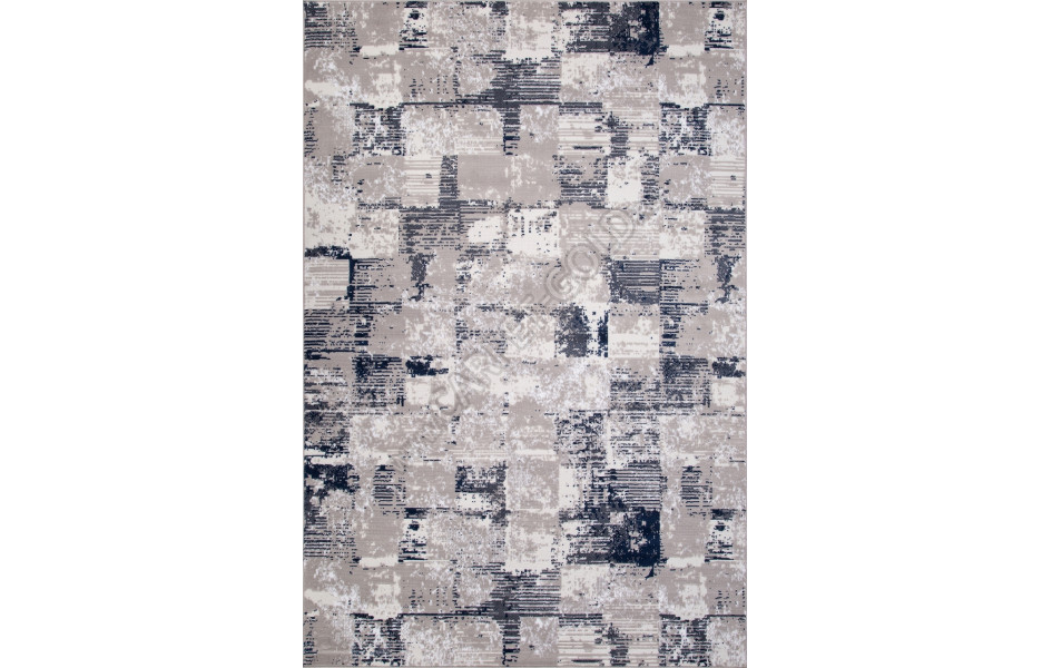 Ковер 8673 - GRAY-BLUE - Прямоугольник - коллекция RICHI