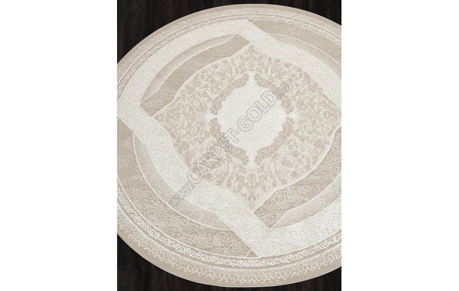 Ковер 04088A - BROWN / BROWN - Круг - коллекция ARMINA