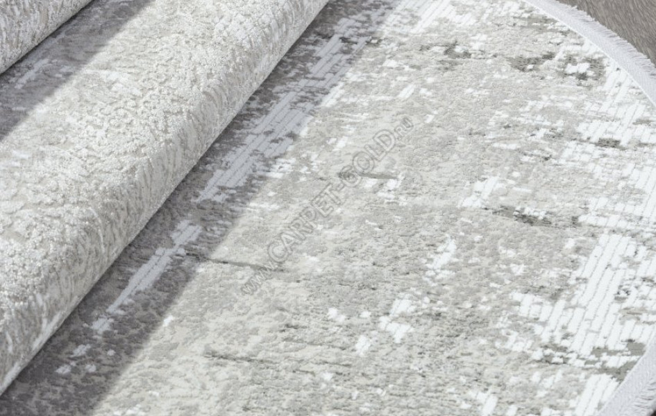 Ковер D649BC - BEIGE / CREAM - Овал - коллекция LORENZO