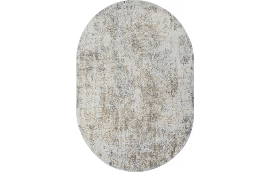 Ковер 02475H - D.GREY / GREY - Овал - коллекция SAFARI