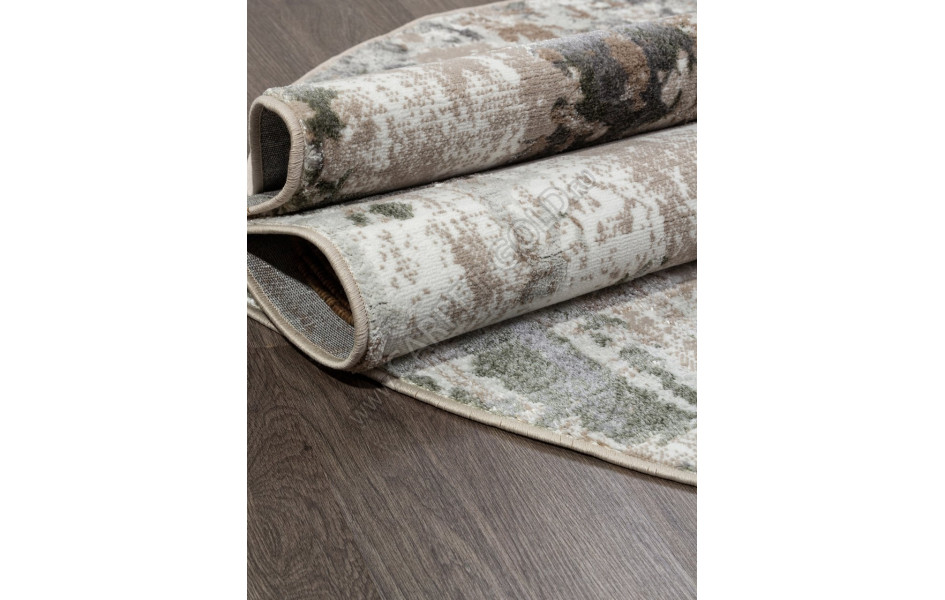 Ковер 01632A - L.GREEN / BEIGE - Овал - коллекция PARADIZE