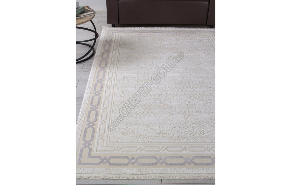 Ковер 34069A - WHITE / BEIGE - Прямоугольник - коллекция ANATOLIA